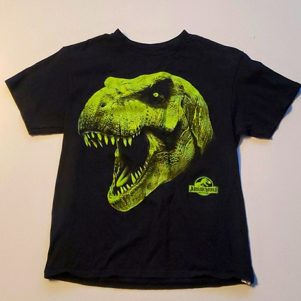 Jurassic Park t-rex glow in the dark t-shirt